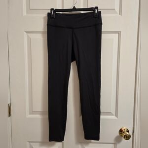 Outdoor Voices Womens Techsweat 7/8 Length Mid-Rise Black Leggings Size Medium